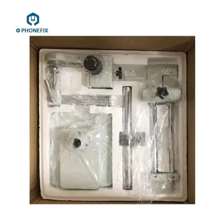 Microscope Arm Adjustable Extension Bracket Holder Metal Base fixture