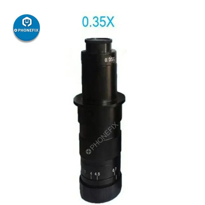 Microscope Camera C-Mount Lens Adapter 1.0X 0.5X 0.35X Zoom
