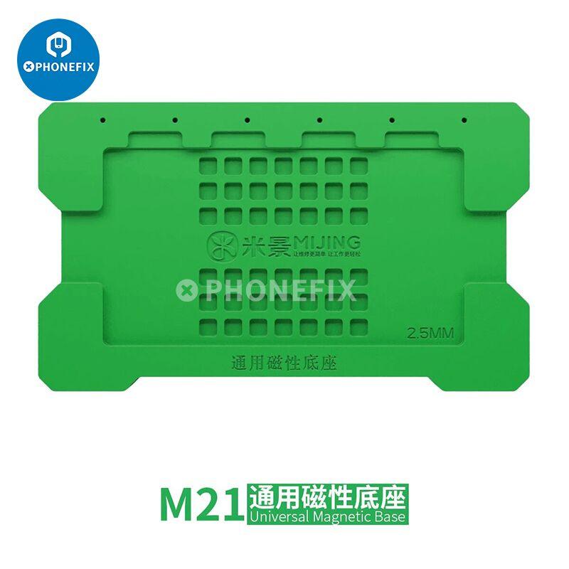 MIJING M21 Universal Magnetic Base Phone Mid Frame Reballing Tool - CHINA PHONEFIX