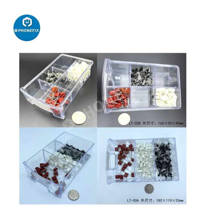 Motherboard IC Storage Box Small Accessories Organizer Container