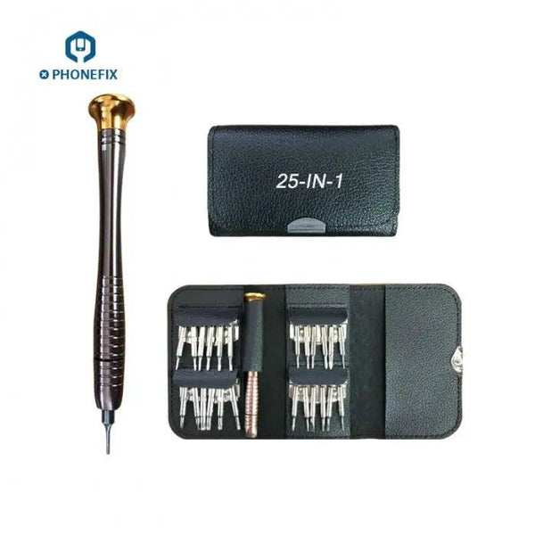 25 in 1 Pocket Screwdriver Set Multi-purpose Opening Repair Tool kit - CHINA PHONEFIX
