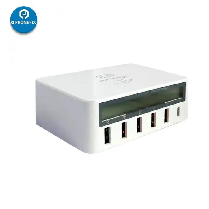 Multiport Type-C Quick USB 3.0 Charger Station Wireless Charging Hub - CHINA PHONEFIX