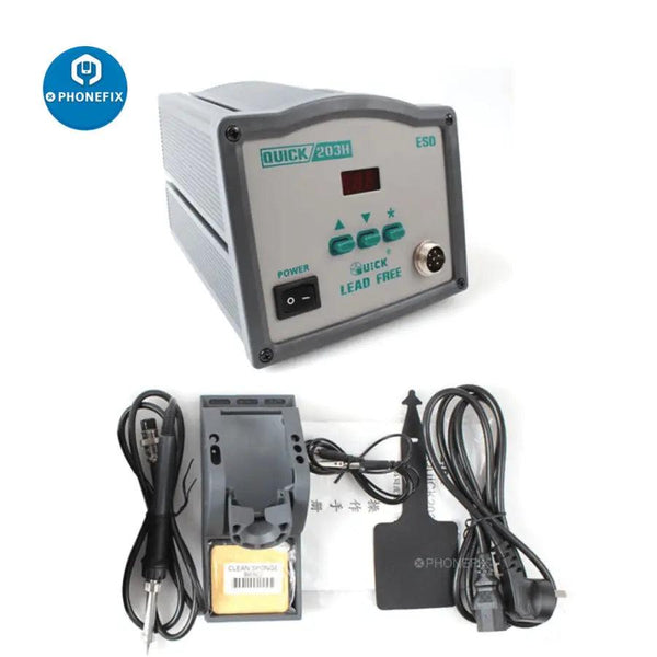 Original QUICK 203H Soldering Station 90W Lead Free ESD Welding Tool - CHINA PHONEFIX