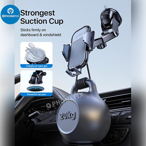 Phone Mount For Car Vent Universal Holder With Clip And Suction Cup - CHINA PHONEFIX