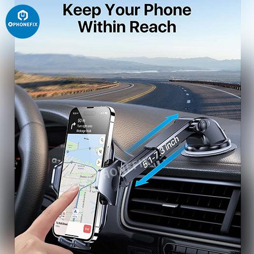 Phone Mount For Car Vent Universal Holder With Clip And Suction Cup - CHINA PHONEFIX