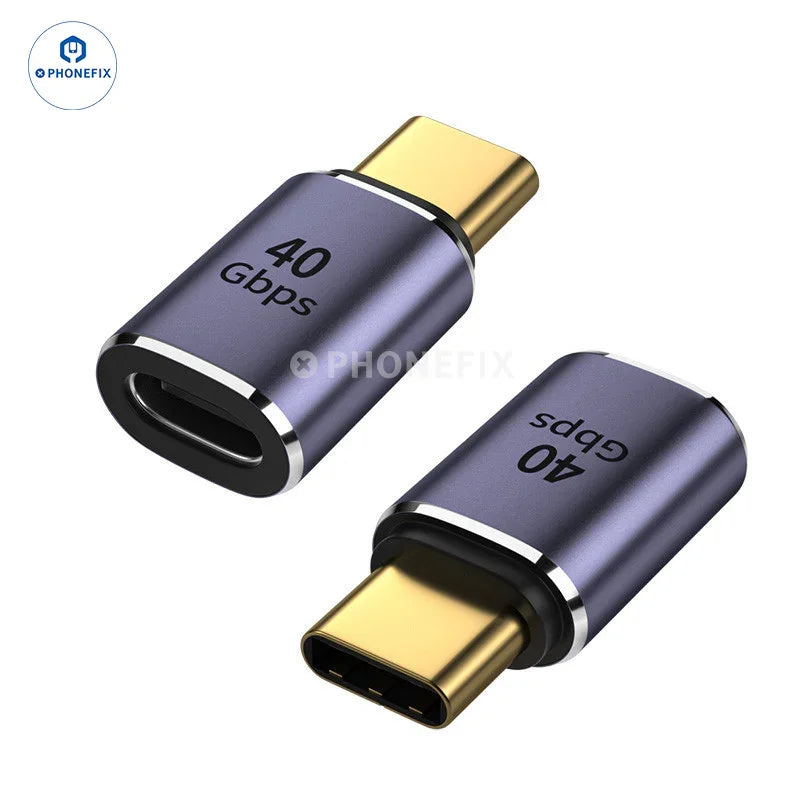 PHONEFIX multifunctional Type-C USB4 adapter supporting 40Gbps data transfer and 8K60Hz video output, 3C accessories.