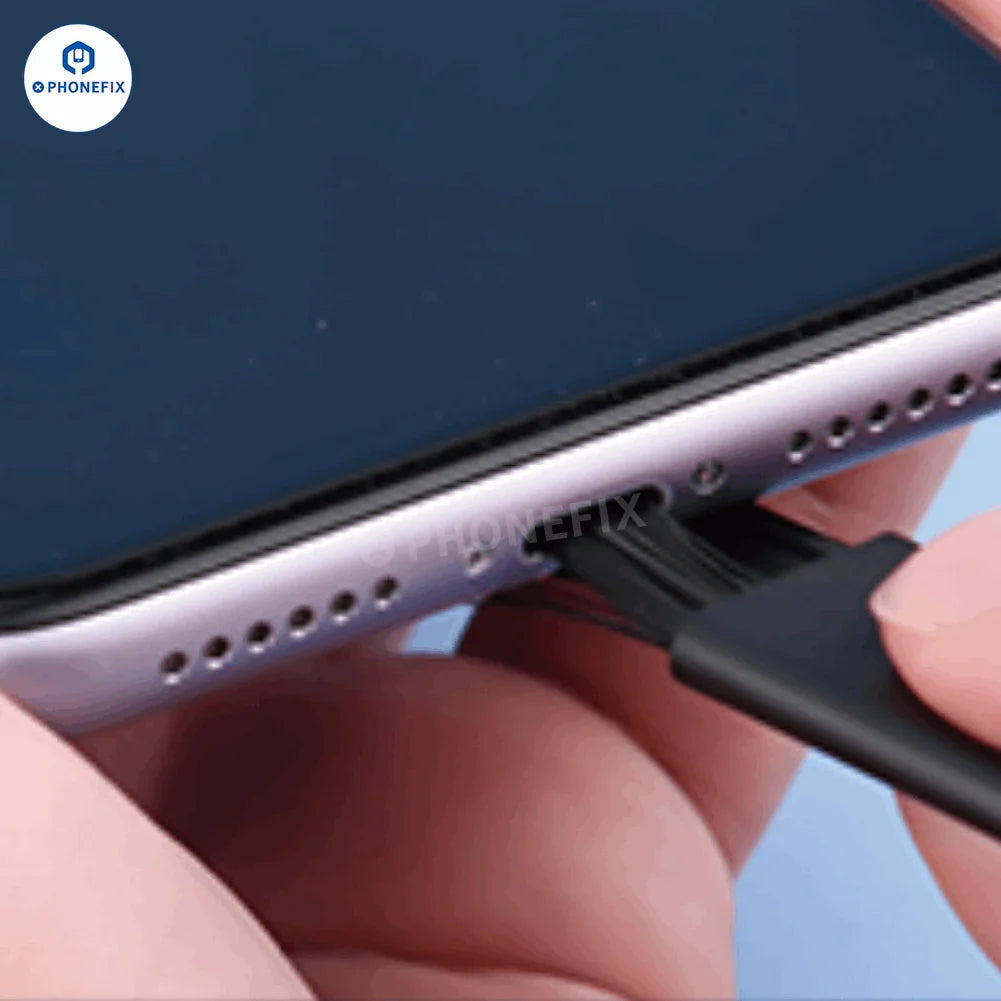 PHONEFIX mobile phone cleaning kit with charging port and headphone cleaner tools for 3C accessories.