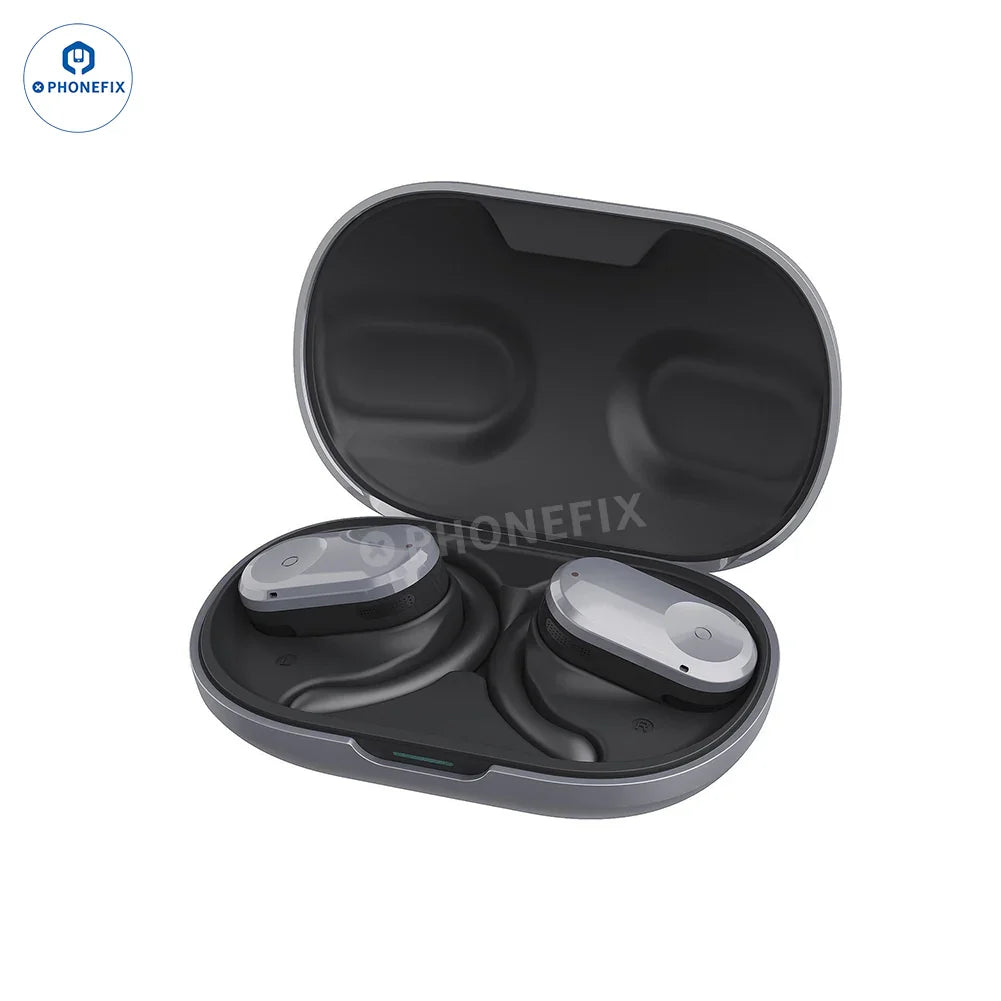 Auriculares con traductor de voz inteligente PHONEFIX GPT-4.0 con IA para traducción de fotos, accesorio 3C con diseño elegante y funciones de traducción avanzadas.