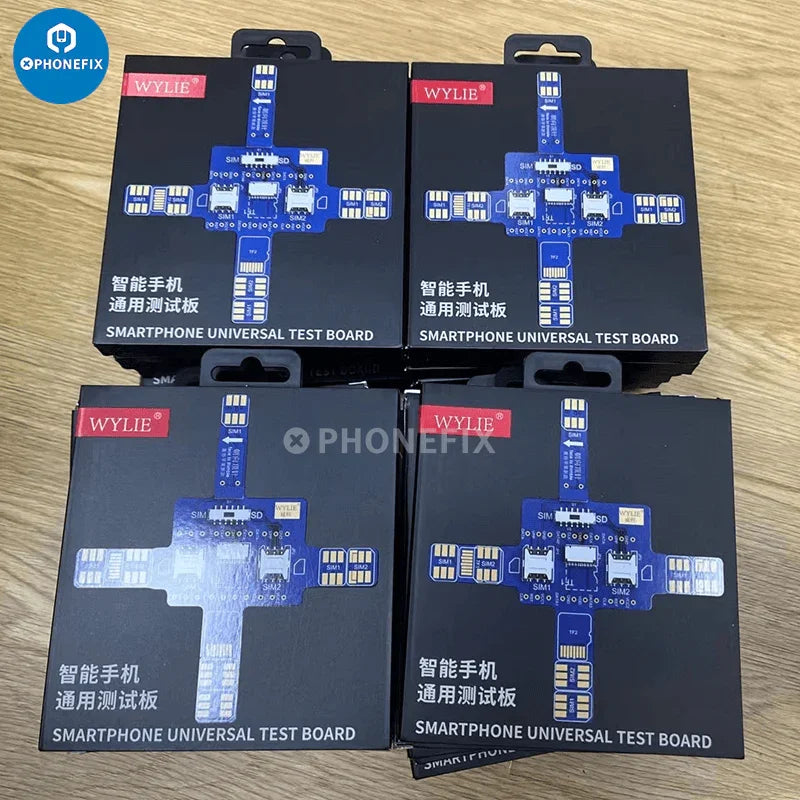 WYLIE Universal Smartphone Signal Test Board for iPhone and Android phones, 3C accessories by PHONEFIX, used for signal testing.