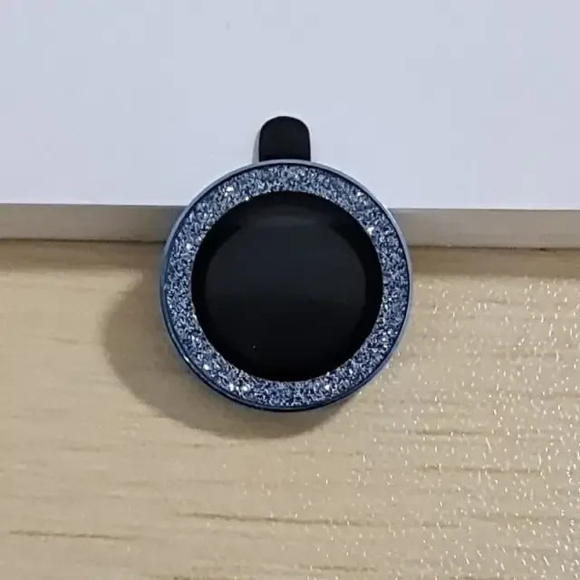 Colorful bling diamond camera lens protector cover for iPhone 13, 12 Mini, 11 Pro, by PHONEFIX, back glass replacement.