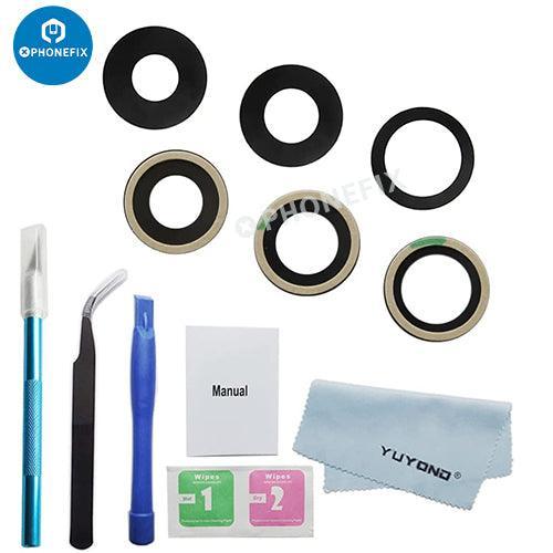 PHONEFIX back camera lens replacement tool kit for iPhone 12, 13, 14 Pro Max, includes tools for back glass repair.
