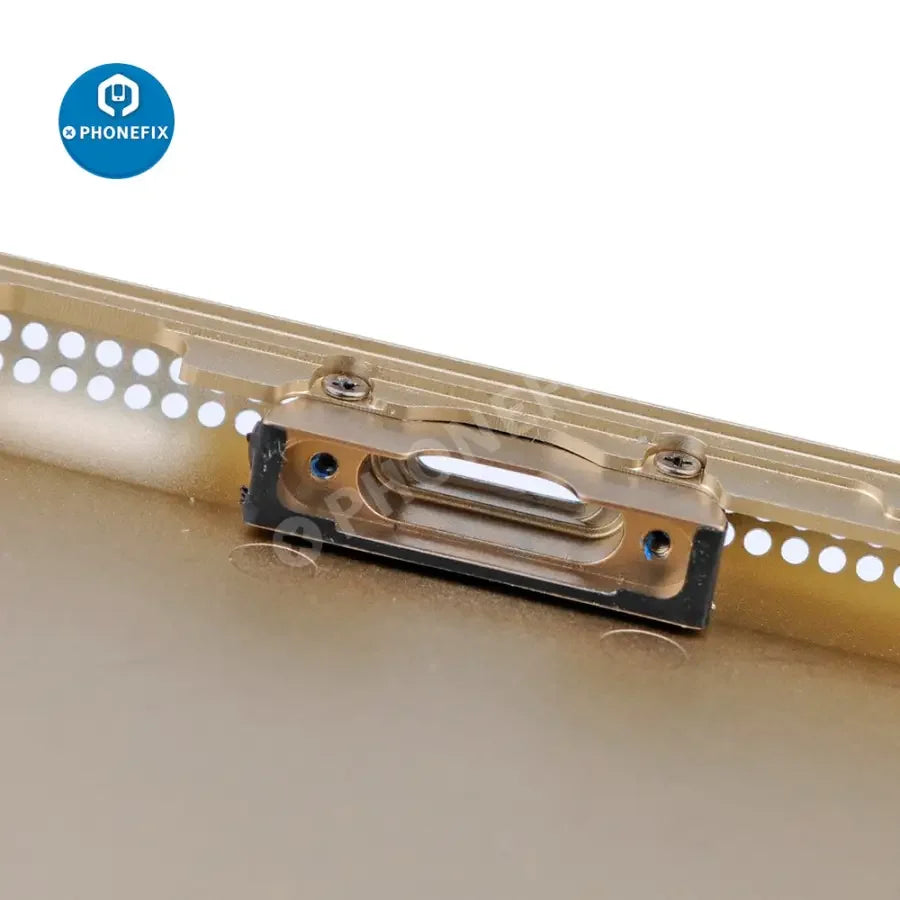 Gold 4G iPad Mini 3 back glass replacement by PHONEFIX, showcasing the sleek back cover for easy installation and a clean finish.