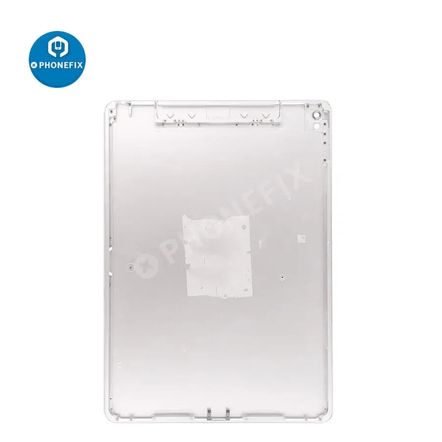 Gold back glass replacement for iPad Pro 9.7" with WiFi and cellular, showing the PHONEFIX brand and rear cover detail.