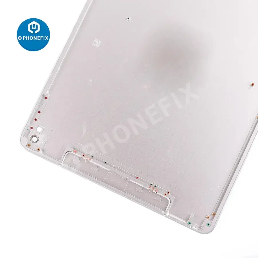 Gold back cover replacement for iPad Pro 9.7 with WiFi and cellular version, designed by PHONEFIX, showing the new glass rear panel.