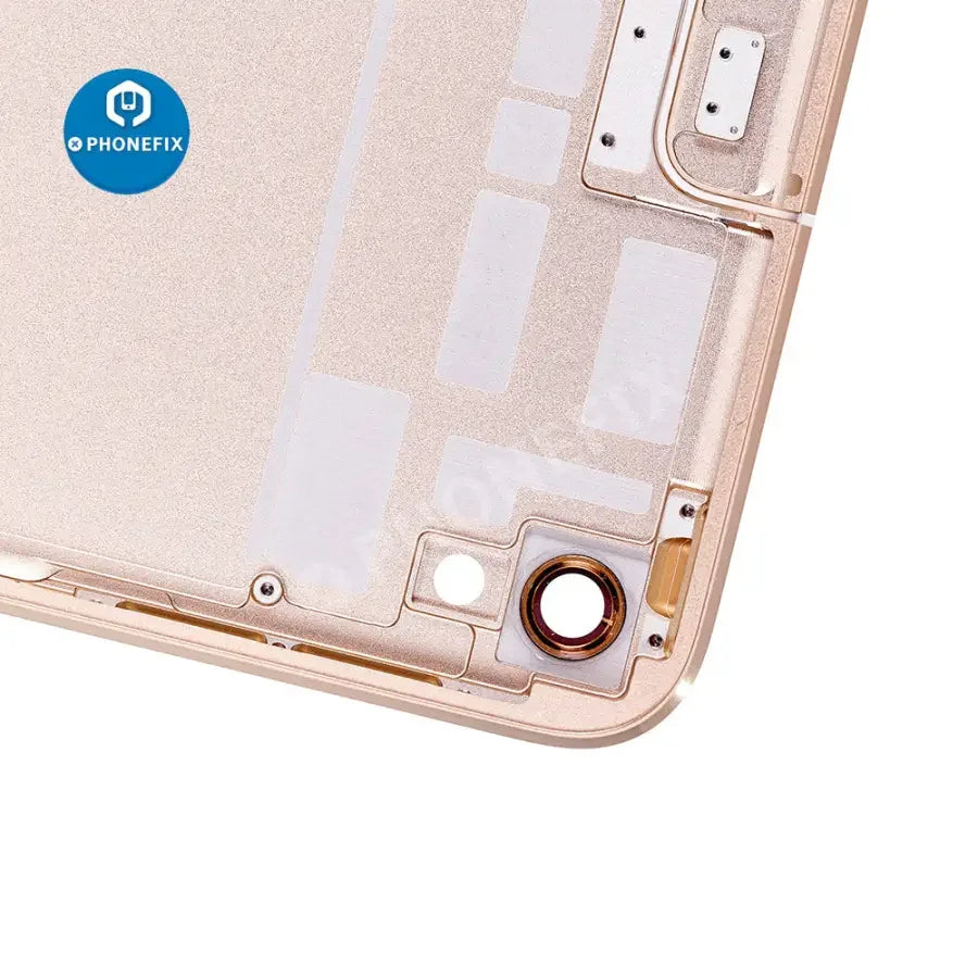 Gold back glass replacement for iPad Pro 10.5-inch WiFi and cellular models by PHONEFIX, showing the new rear cover with camera cutout.