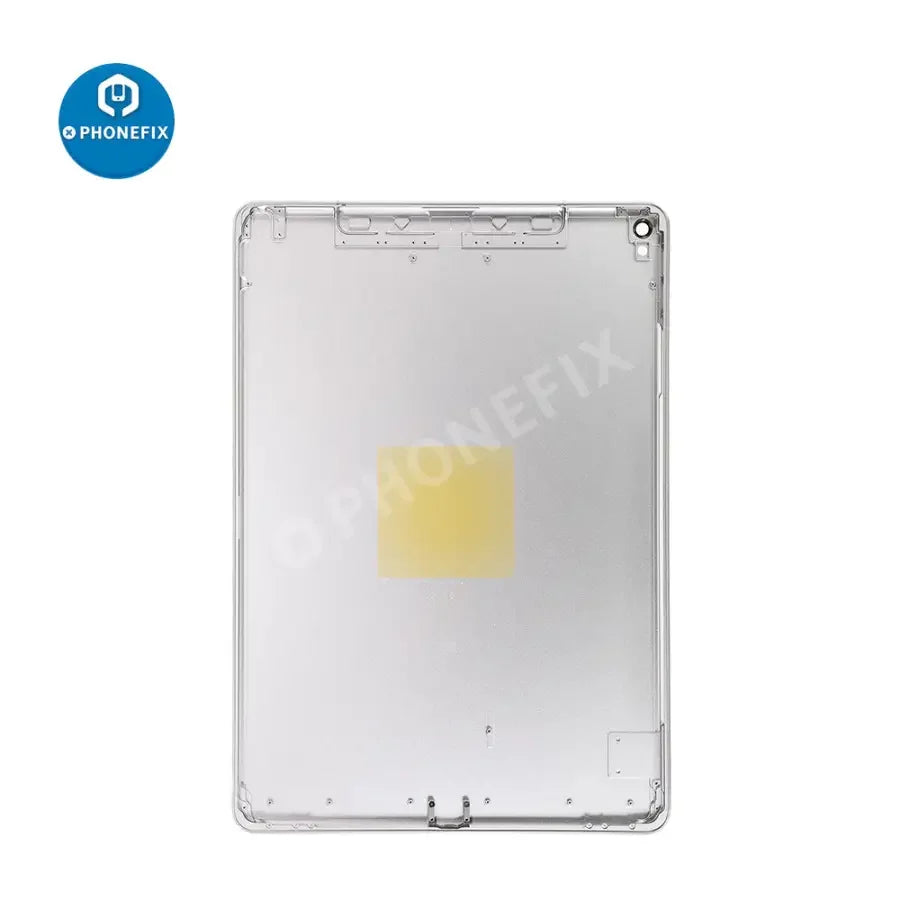 Gold back cover replacement for iPad Pro 10.5-inch, WiFi and cellular version, showing the new glass back from PHONEFIX.