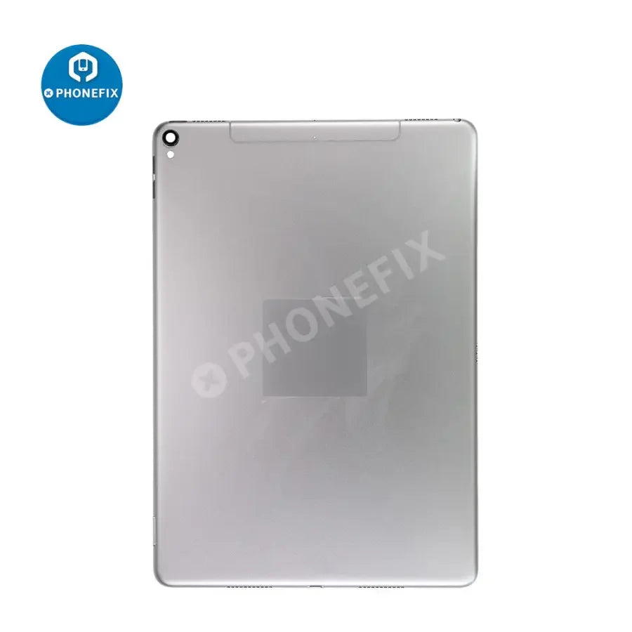 Gold back glass replacement for iPad Pro 10.5 with WiFi and cellular, designed by PHONEFIX, showing the new back cover.