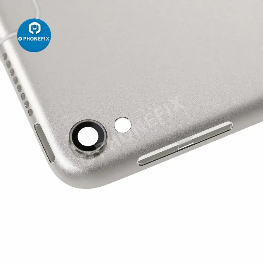 Gold back glass replacement for iPad Pro 10.5" with WiFi and cellular version, designed by PHONEFIX, showing a sleek back cover.