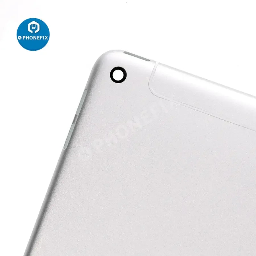 Gold back glass replacement for iPad Mini 5 WiFi+Cellular by PHONEFIX, showing the new rear cover on the device.
