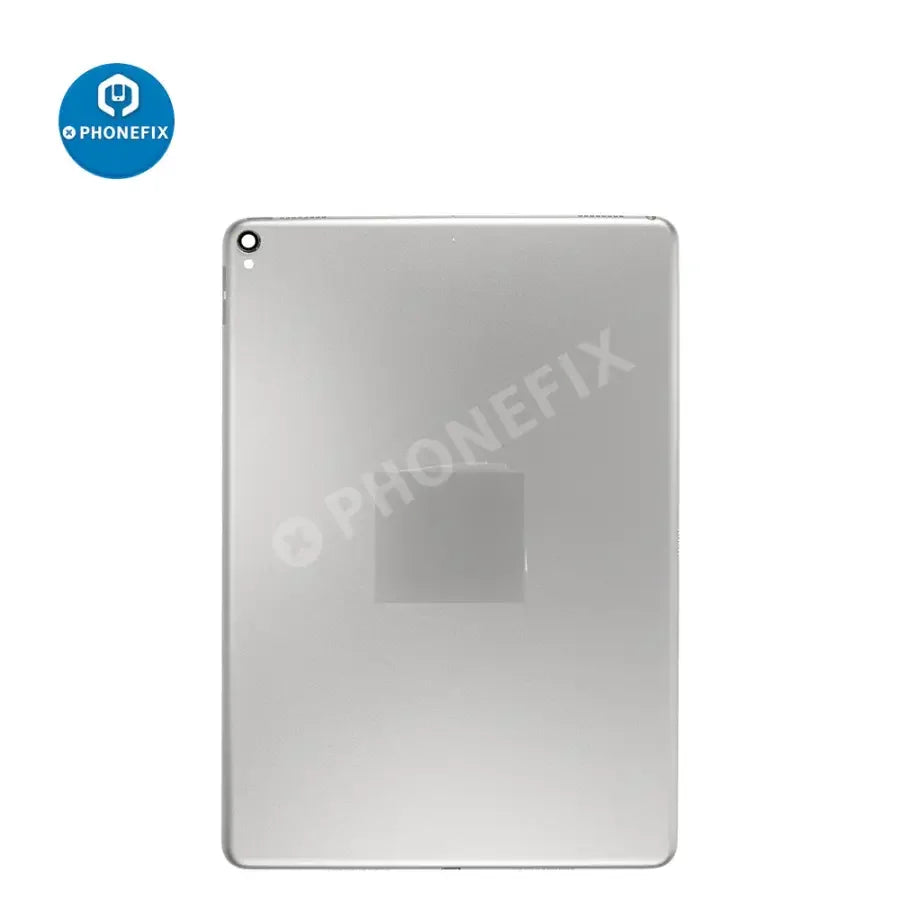 Gold back glass replacement for iPad Pro 10.5-inch WiFi version, showing the new rear cover with phonefix branding.