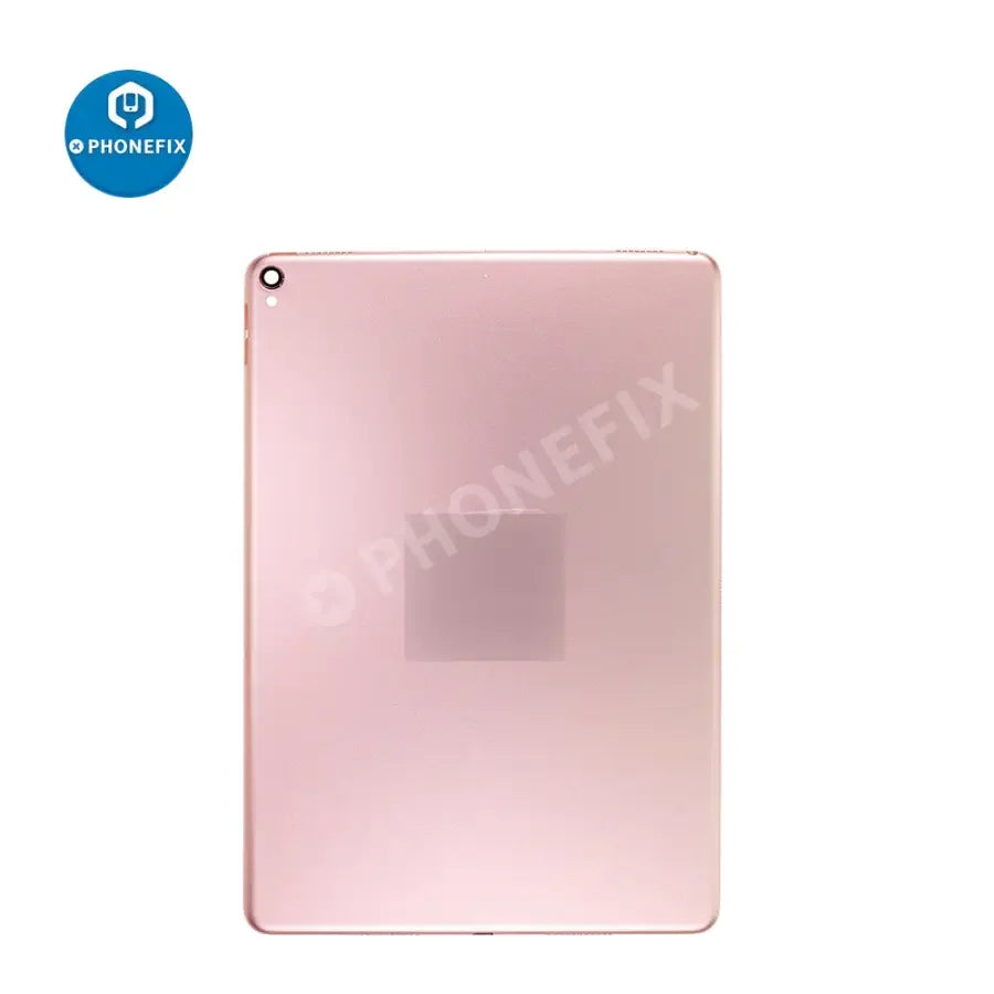Gold iPad Pro 10.5-inch back cover glass replacement for WiFi version, showing the new rear glass with PHONEFIX branding.