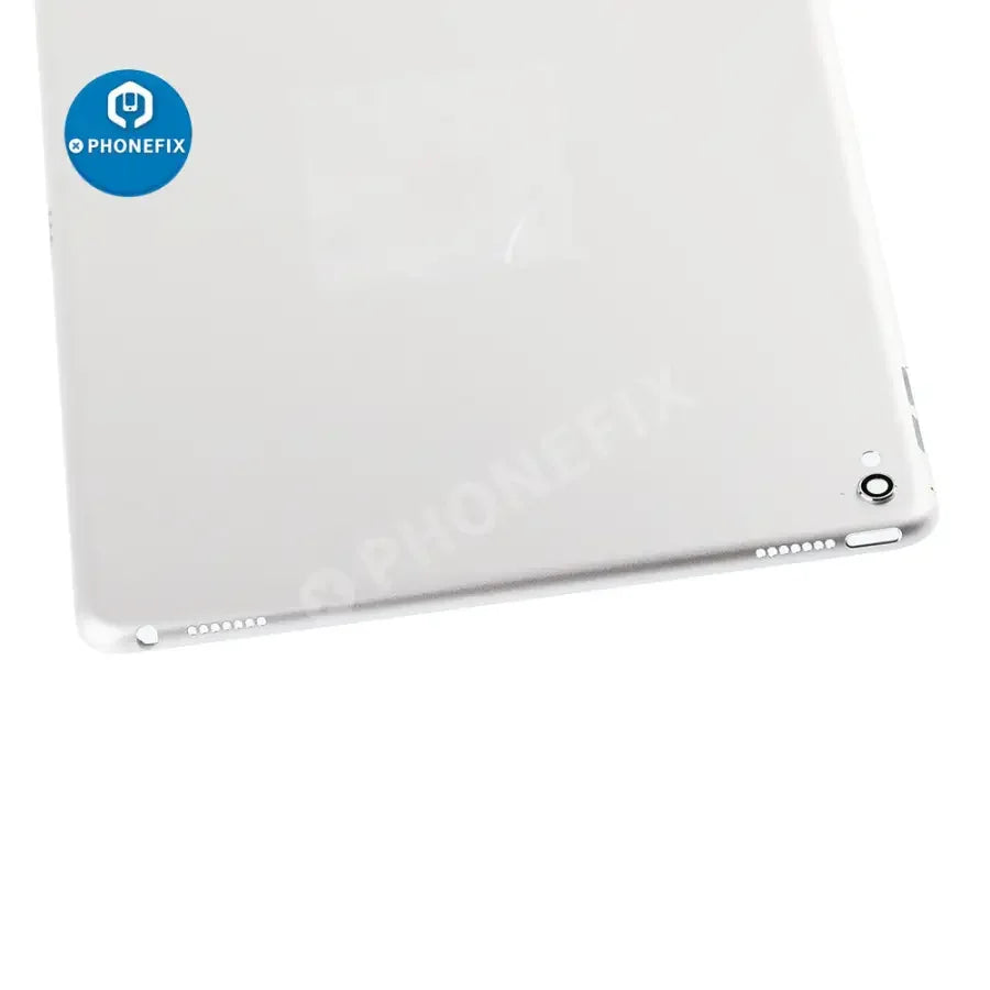 Gold back glass replacement for iPad Pro 9.7-inch WiFi version by PHONEFIX, showing the new rear cover on the device.