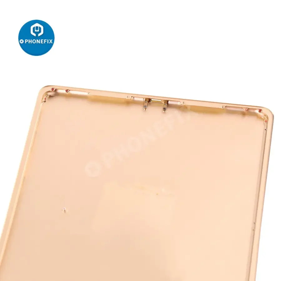 Gold iPad Pro 9.7-inch back cover glass replacement for WiFi version, showing the sleek rear panel and repair process.