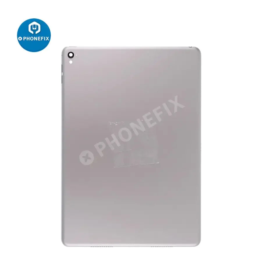 Gold back glass replacement for iPad Pro 9.7-inch WiFi version by PHONEFIX, showing the rear cover with camera cutout.