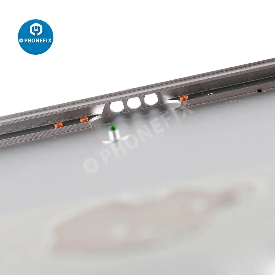 Gold iPad Pro 9.7-inch back cover replacement for WiFi version, showing the new glass back with PHONEFIX branding.