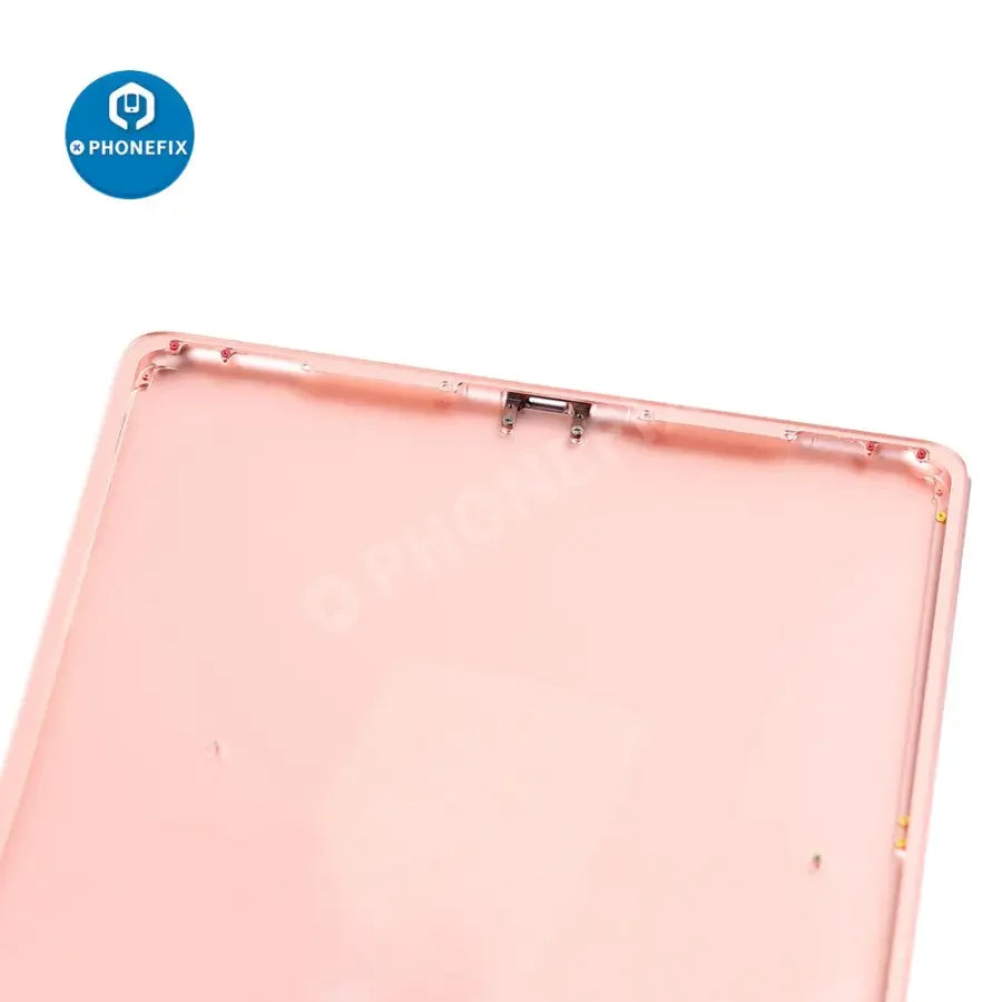 Gold replacement back glass cover for iPad Pro 9.7-inch WiFi version by PHONEFIX, showing the new rear glass on the device.