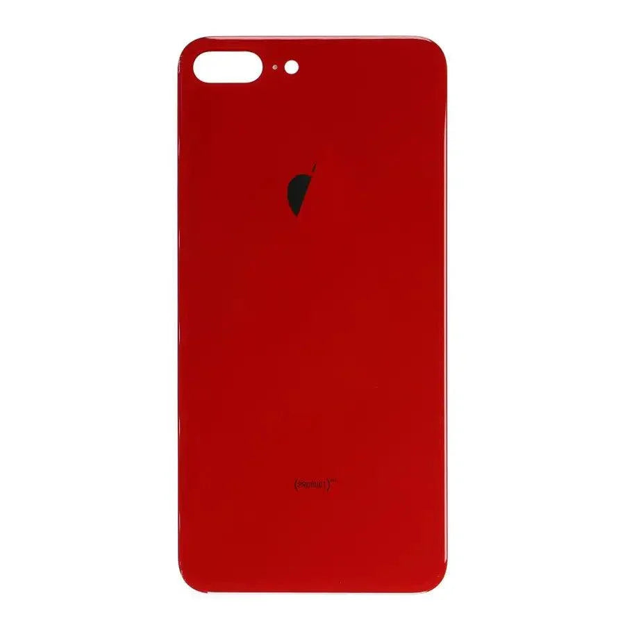 Back glass battery cover panel replacement for iPhone 8 to 14 series by PHONEFIX, showing the new transparent glass back.