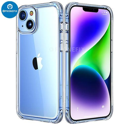 PhoneFix silver rear back camera lens protector for iPhone 13-14 Pro Max, tempered glass back glass replacement.