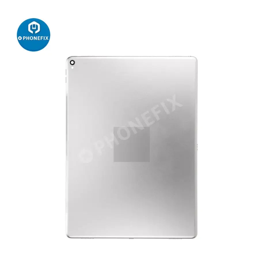 Silver back glass cover replacement for iPad Pro 12.9" 2nd Gen, WiFi version, designed for PHONEFIX iPad repair.