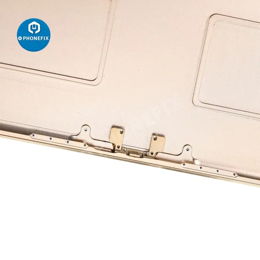 Silver back cover replacement for iPad Pro 12.9" 2nd gen, WiFi version, made by PHONEFIX, featuring glass back for repair.