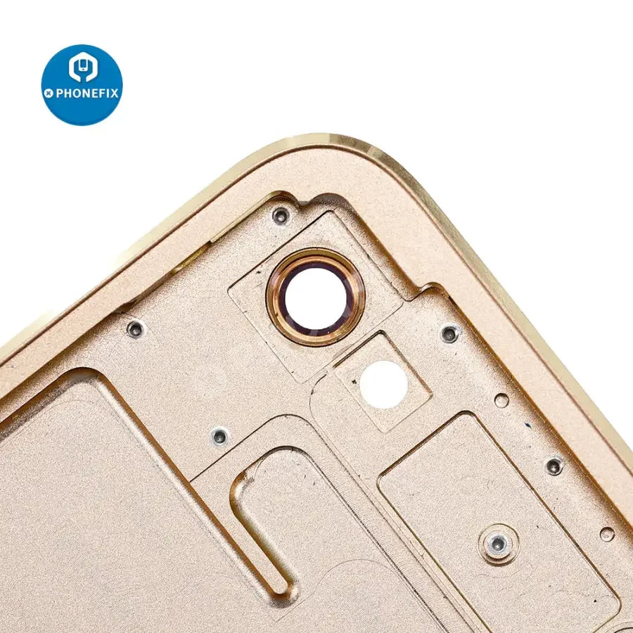 PhoneFix silver back glass cover replacement for iPad Pro 12.9" 2nd gen, WiFi version, showing the rear view of the device.