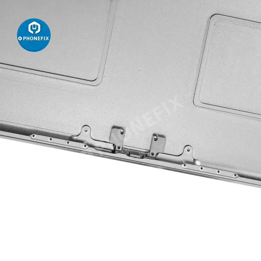 Silver back glass replacement for iPad Pro 12.9" 2nd Gen, WiFi version, by PHONEFIX, showing the rear view of the tablet.