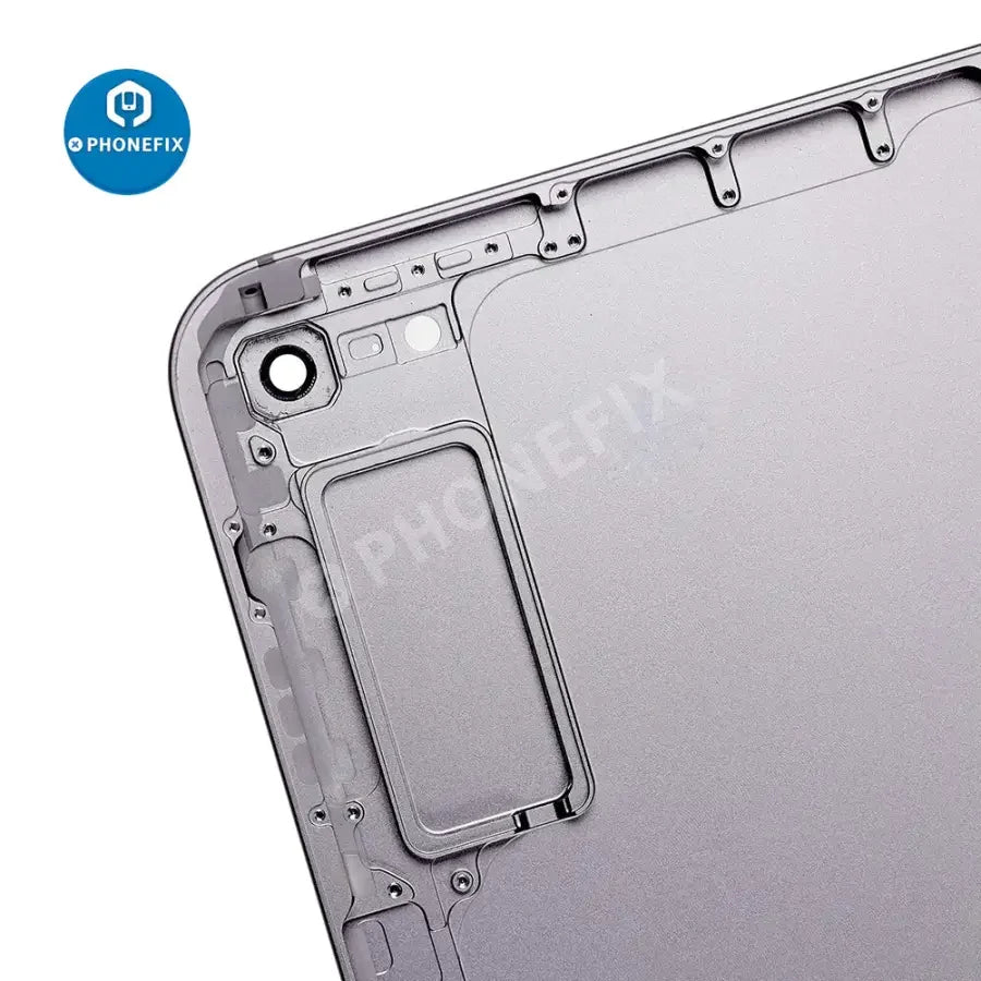 Silver back cover replacement for iPad Pro 11 1st generation WiFi and Cellular, showing the new glass back for repair.