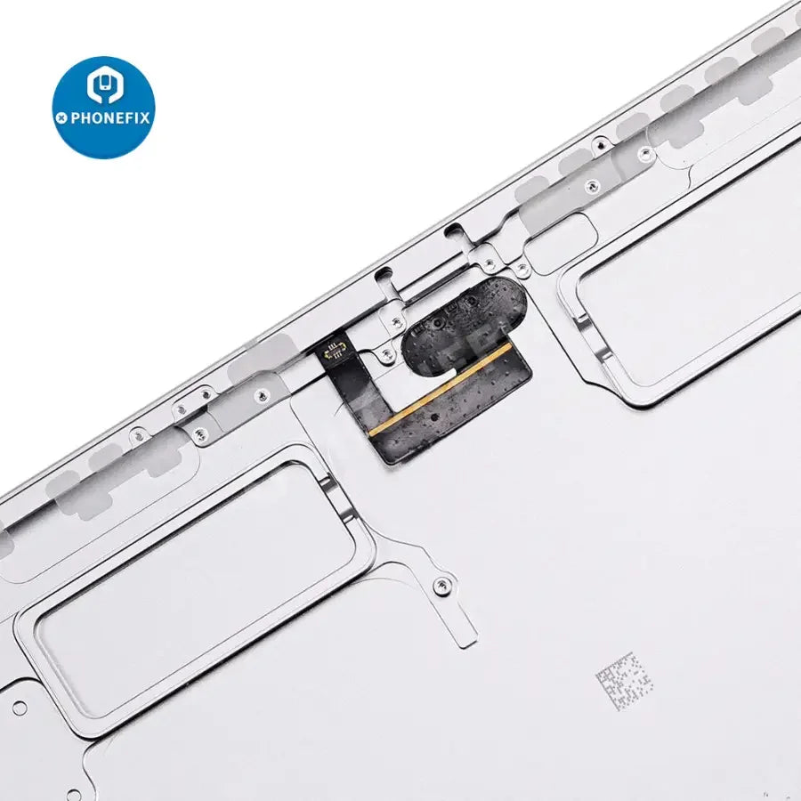 Silver back cover replacement for iPad Pro 11-inch 1st gen with WiFi and Cellular, showing the new glass back from PHONEFIX.