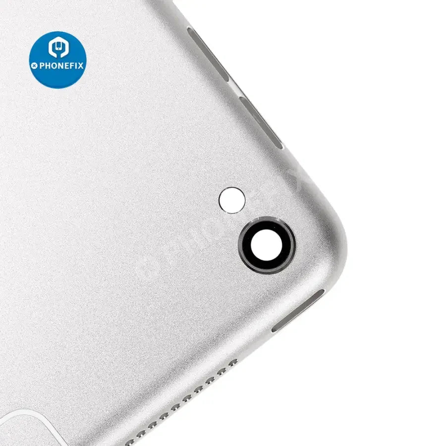 Silver back glass replacement for iPad Pro 12.9-inch 2nd Gen by PHONEFIX, showing the rear cover with WiFi and cellular version.