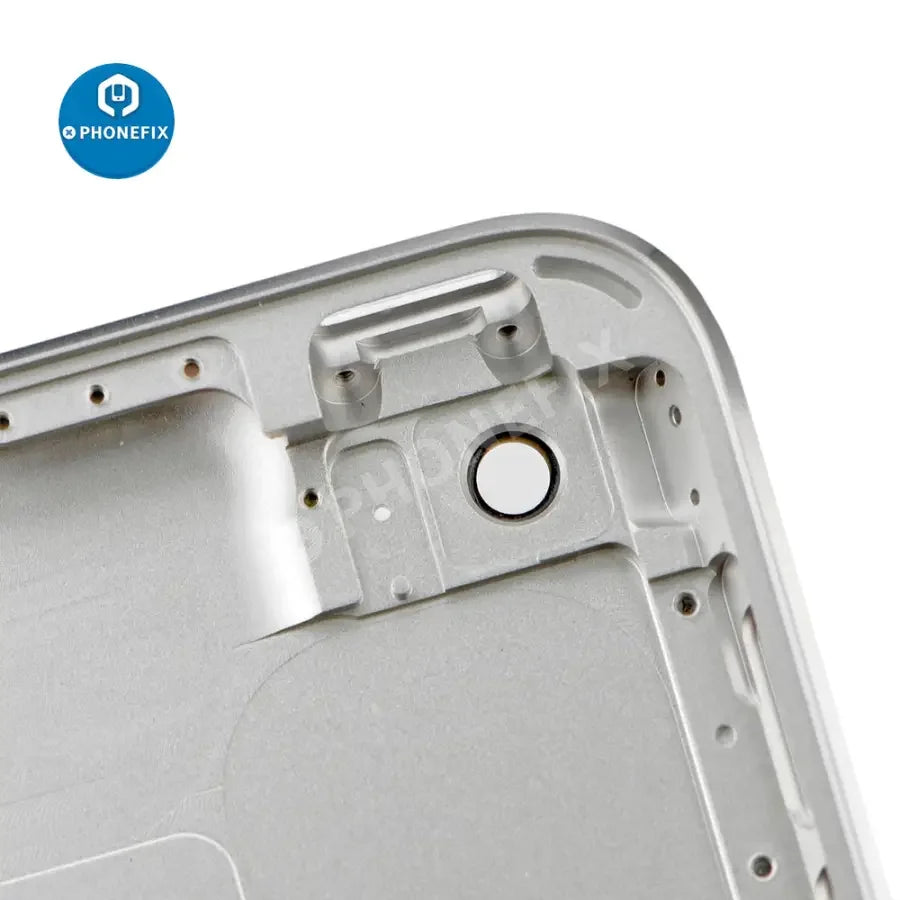 Silver back glass replacement for iPad Mini 3 WiFi version by PHONEFIX, showing the back cover and glass surface.
