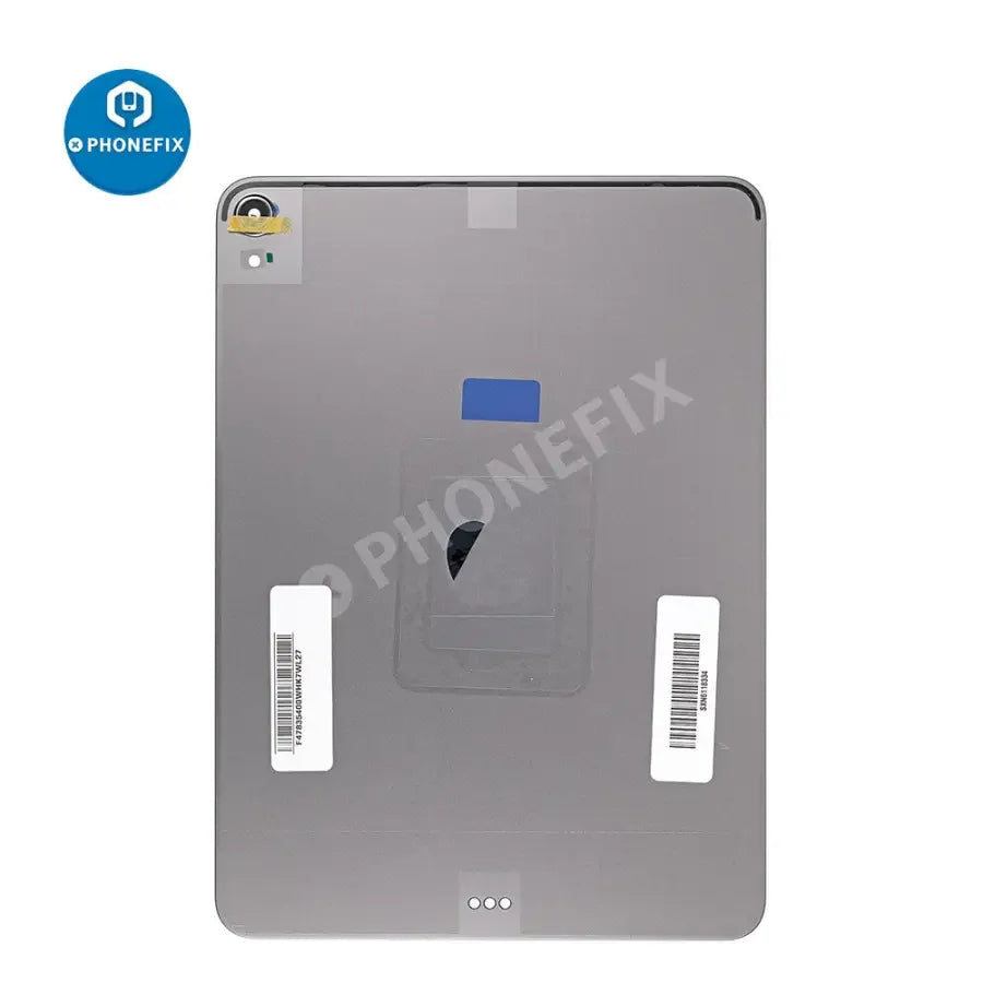 Space gray iPad Pro 11-inch 1st generation back glass replacement for WiFi model, showing the original back cover.