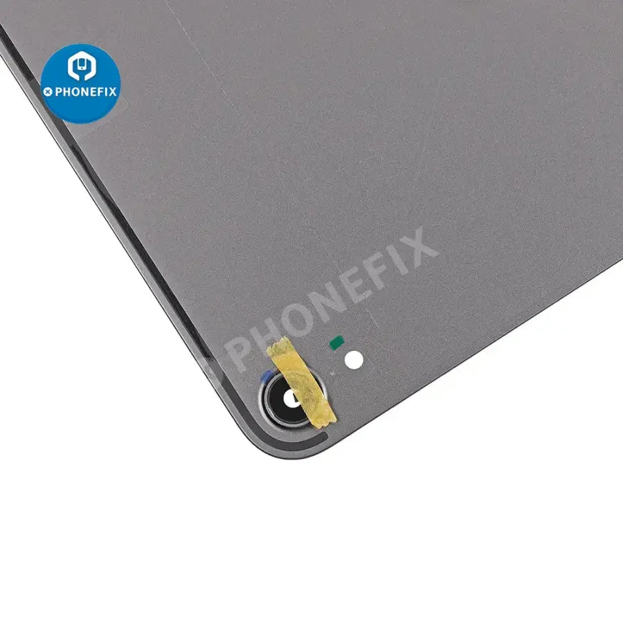 Space gray iPad Pro 11-inch 1st generation back glass replacement by PHONEFIX, showing the original WiFi version back cover.