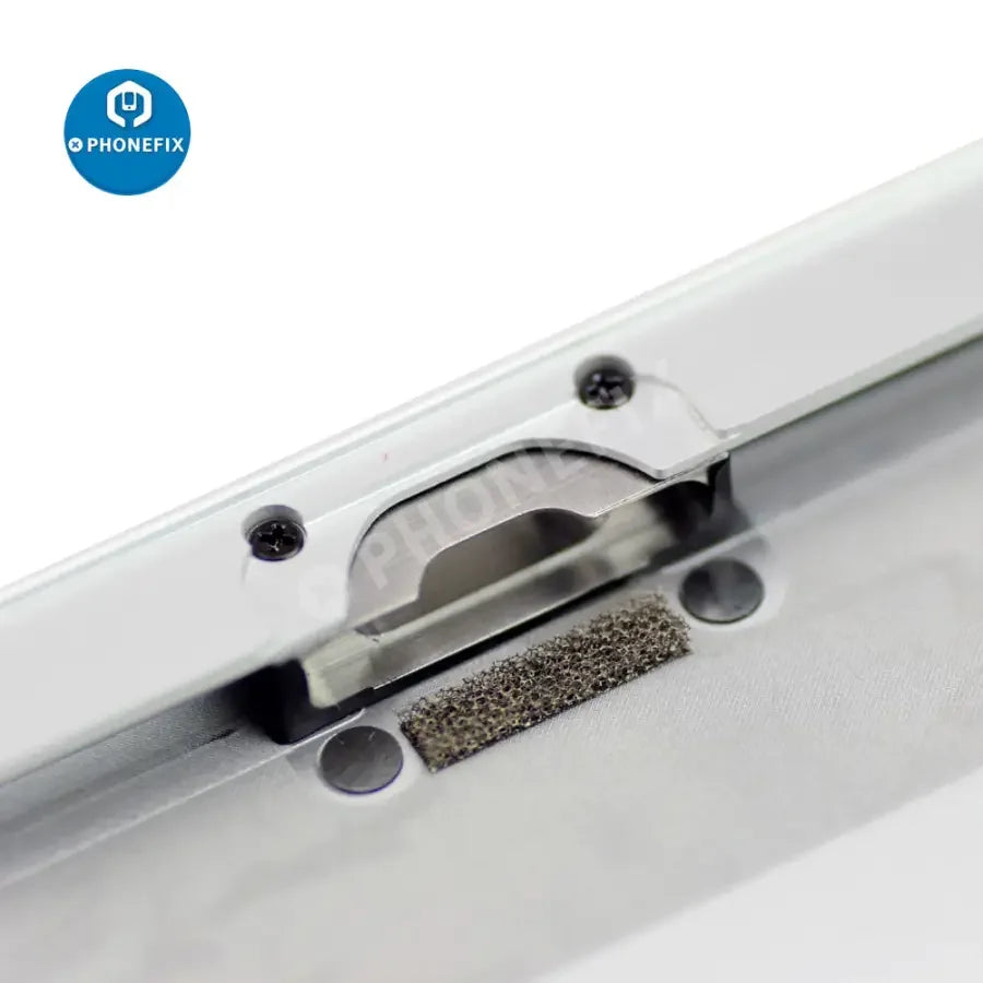 Reemplazo de la tapa trasera para iPad Mini versión WiFi de PHONEFIX, mostrando el nuevo panel trasero de vidrio para su reparación.