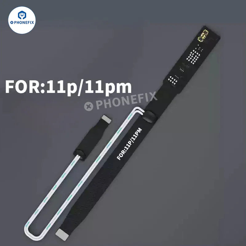 Lanrui 100% battery efficiency extension cable for iPhone 11 to 15 Pro Max, replacement part for battery repairs, by PHONEFIX.