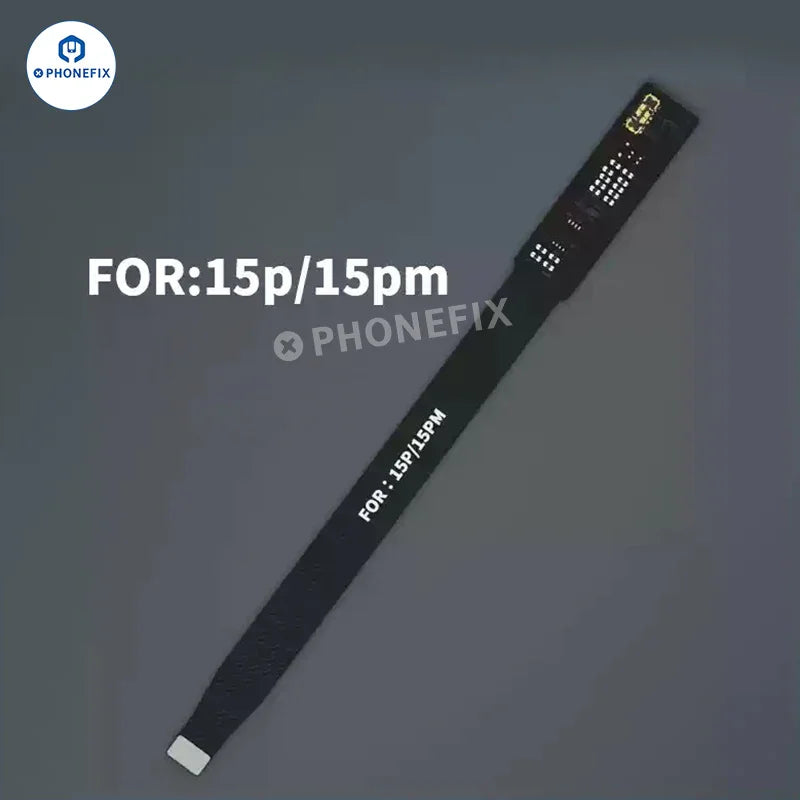 Lanrui 100% battery efficiency extension cable for iPhone 11-15 Pro Max, replacement parts by PHONEFIX, featuring durable connector and cable