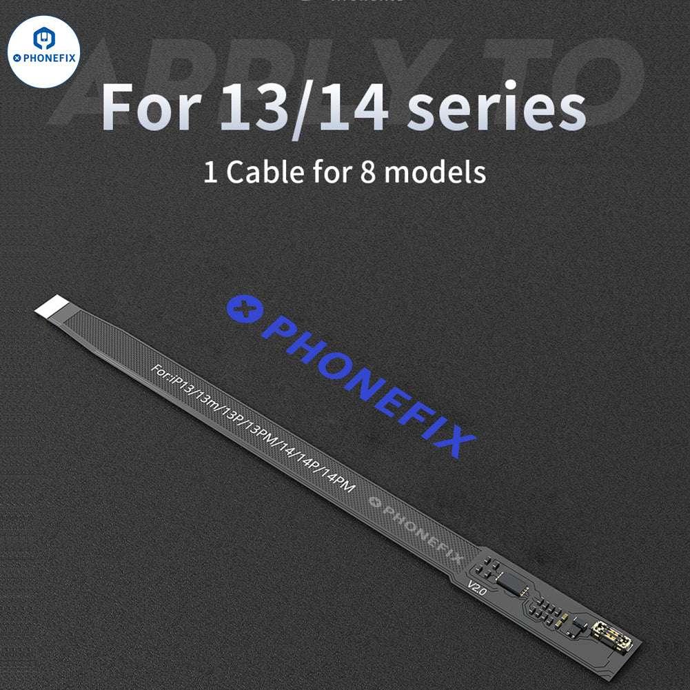 PHONEFIX iOS 18 iPhone 11-15 Pro Max battery repair cable for replacement or repair of device batteries.