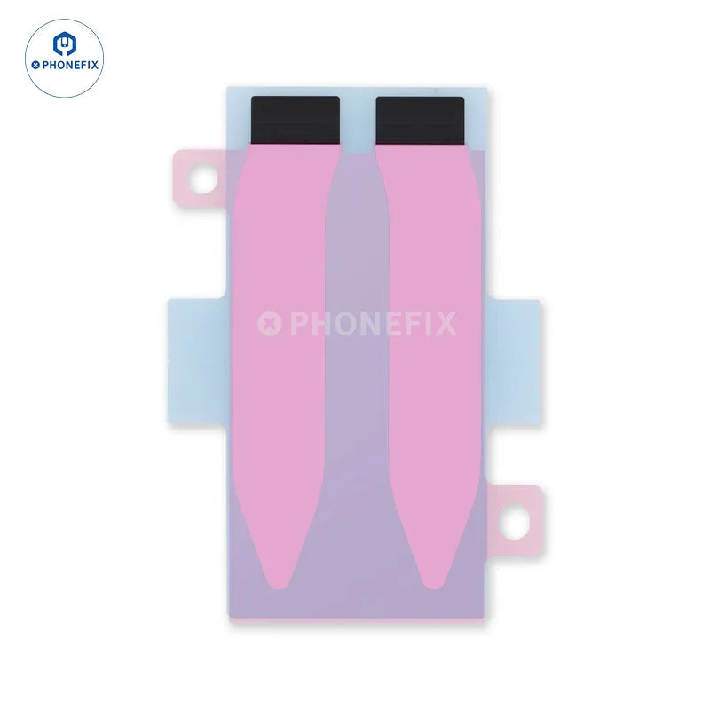 PhoneFix iPhone 15-16 Pro Max battery adhesive strips for replacement, shown in the image.