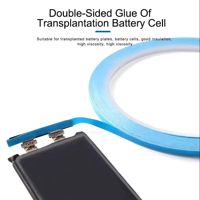 Cinta adhesiva térmica de doble cara PhoneFIX para baterías de teléfonos, que se puede usar como almohadilla de enfriamiento o como pieza de repuesto para la reparación del dispositivo.