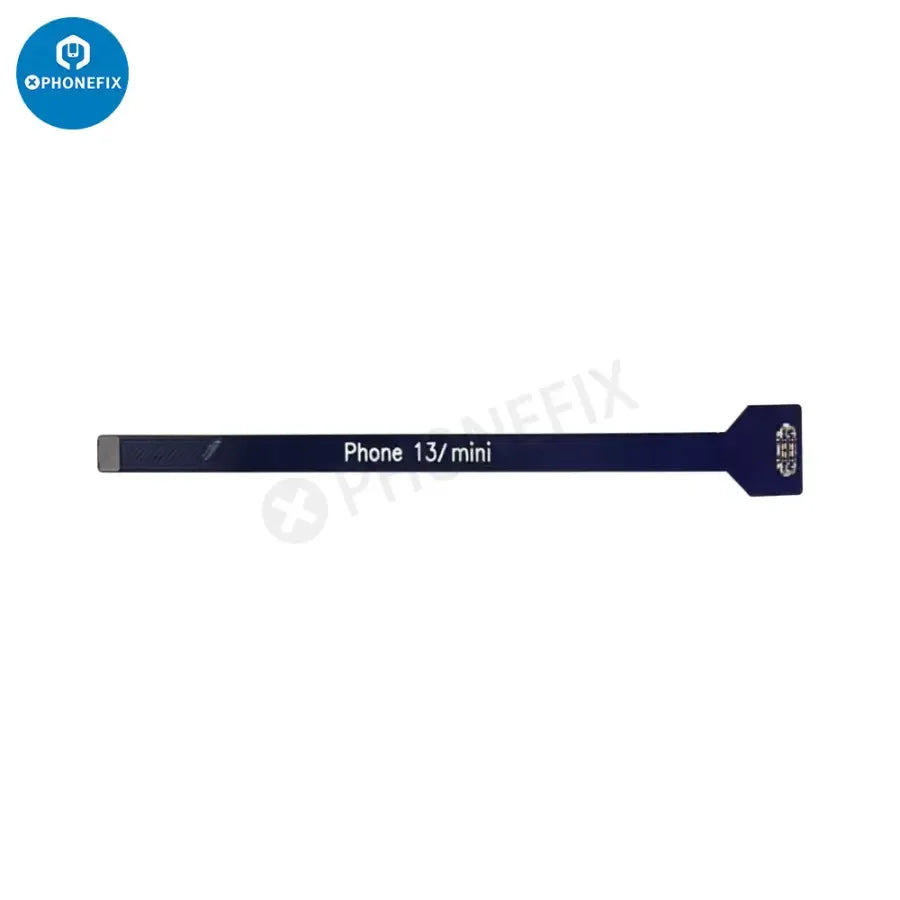 Battery extension flex cable for iPhone models 6S to 15 Pro Max, compatible with iPhone battery replacement parts by PHONEFIX.