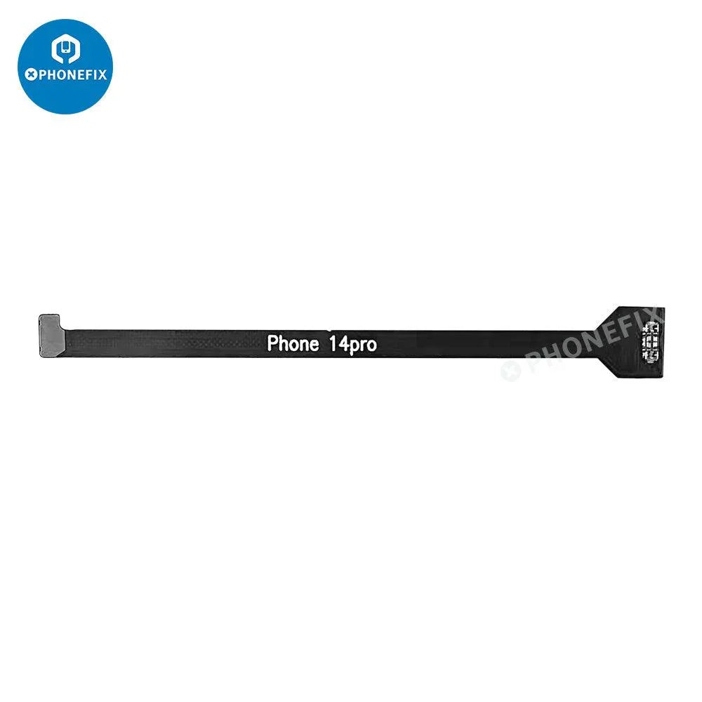 Battery extension flex cable for iPhone models including 6S, 7, 8P, XS, 11, and Pro Max by PHONEFIX, replacement part.